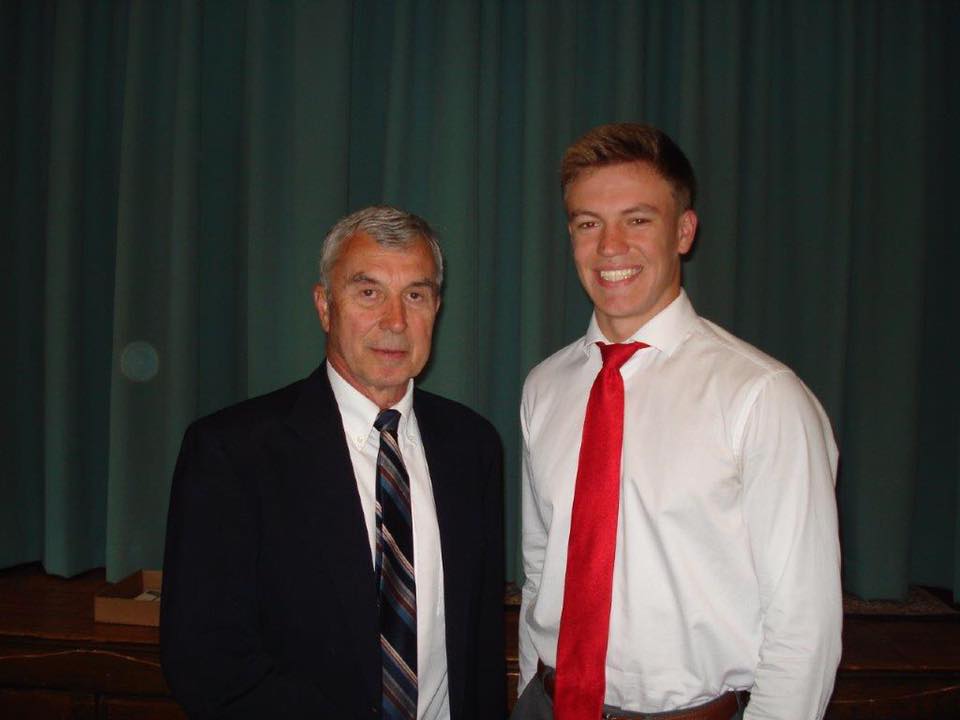 Colin Rickard Receives Luke Rickard Memorial Scholarship