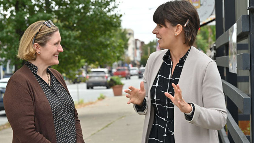 Philadelphia Fed President and CEO Anna Paulson visited Wayne County, Pennsylvania, to meet with community leaders focused on housing, small businesses, and the workforce sector.